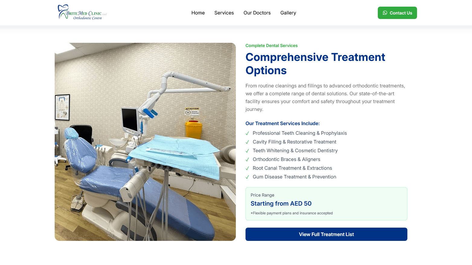 britemed clinic website thumbnail